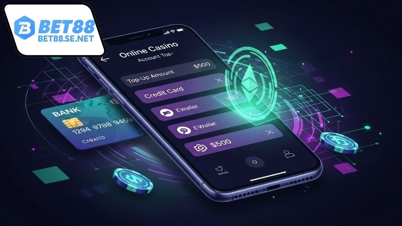 Phương thức nạp tiền BET88 phổ biến